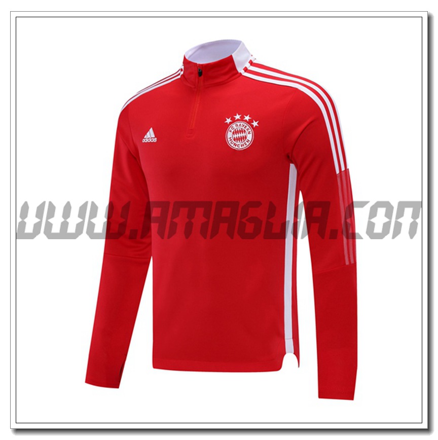 Felpa Allenamento FC Barcellona Rosso/Blu 2021 2022