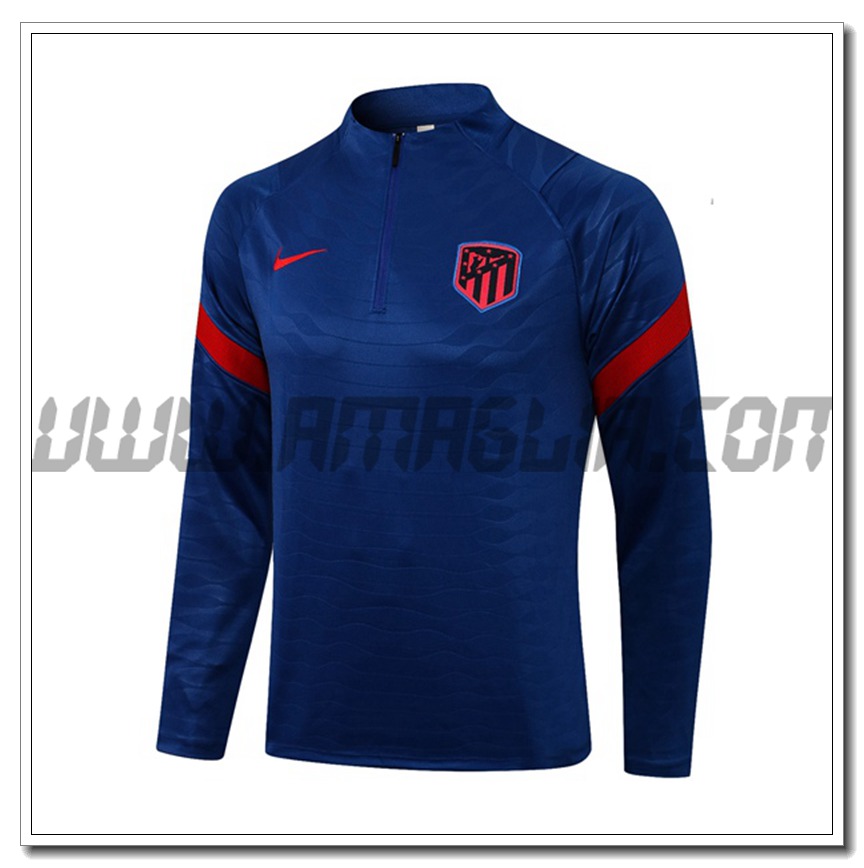 Felpa Allenamento Atletico Madrid Blu 2021 2022
