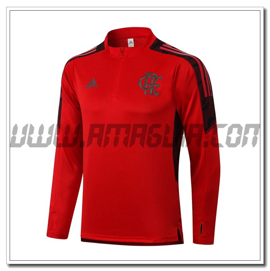Felpa Allenamento Flamengo Rosso 2021 2022