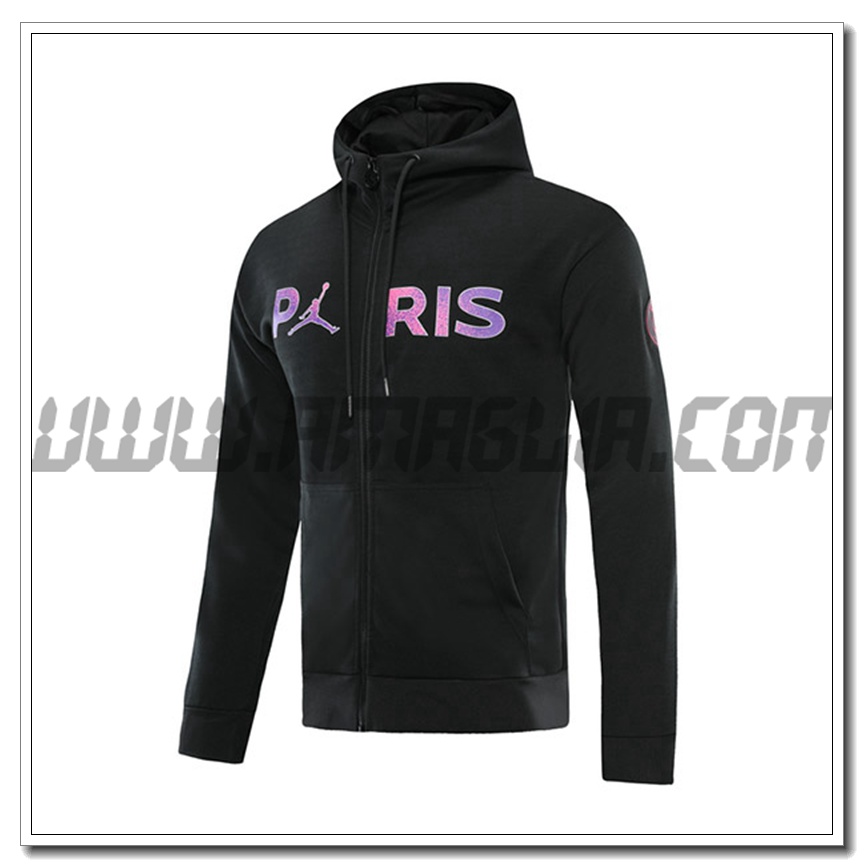 Felpa a Capuche Jordan PSG Nero 2021 2022 -1