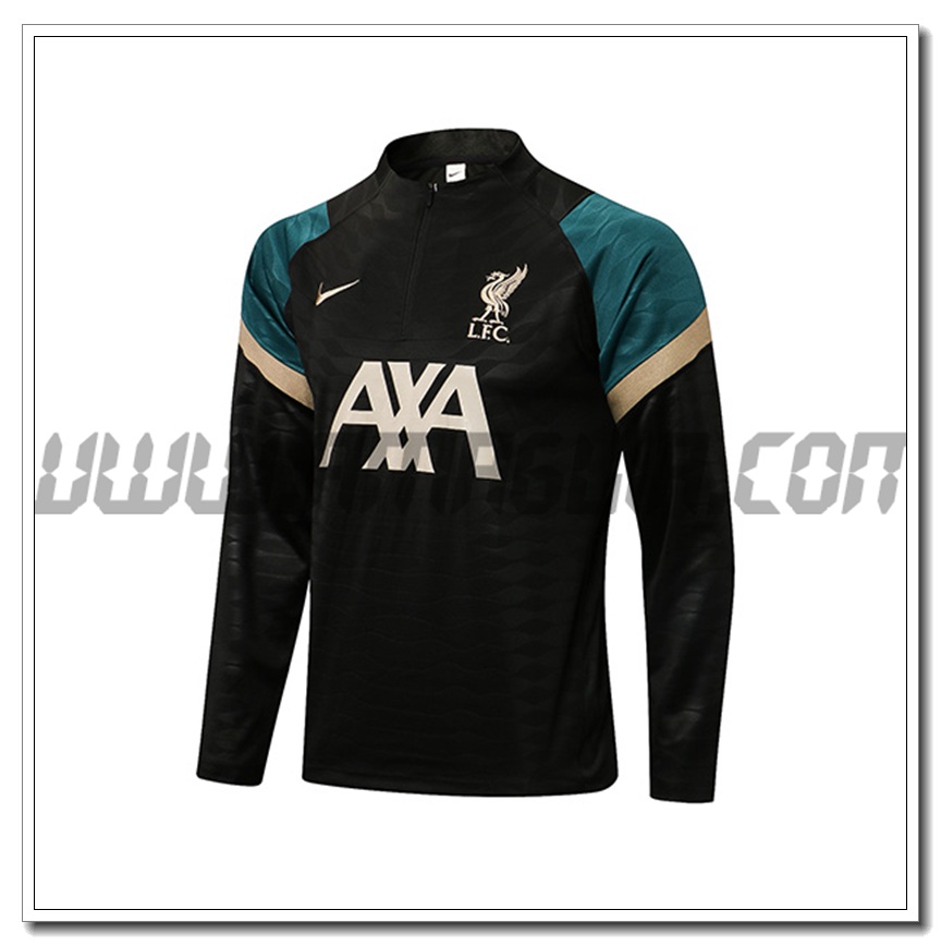 Felpa Allenamento FC Liverpool Nero 2021 2022
