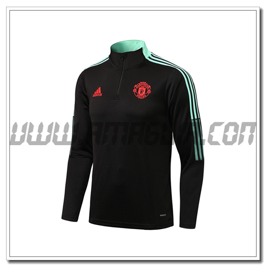 Felpa Allenamento Manchester United Grigio/Rosso 2021 2022