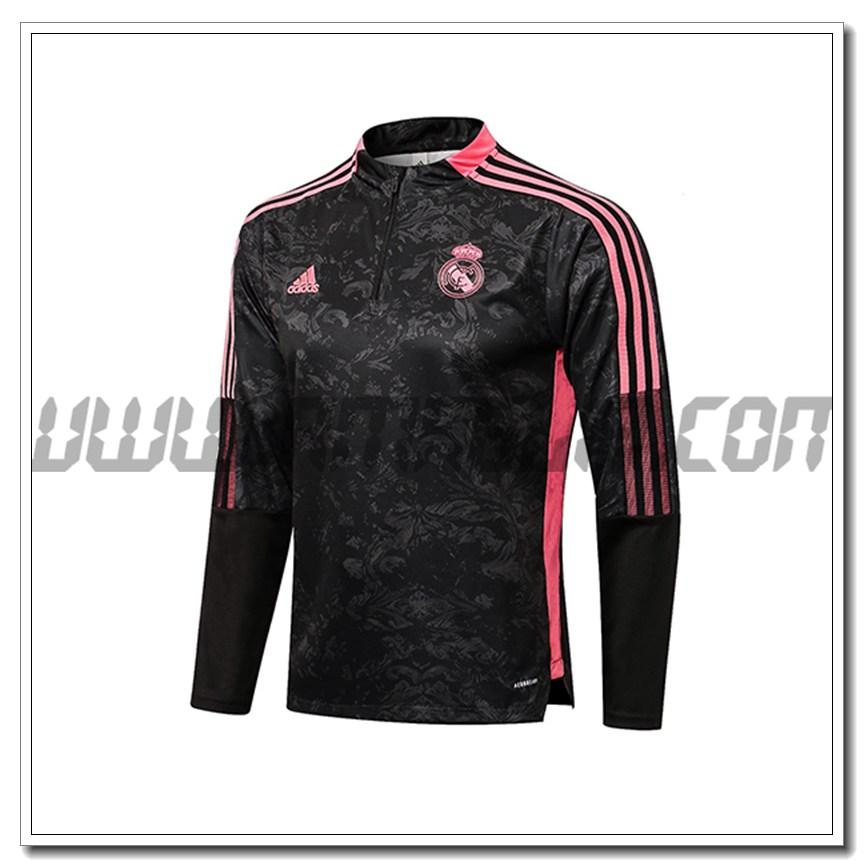 Felpa Allenamento Real Madrid Nero/Rosso 2021 2022