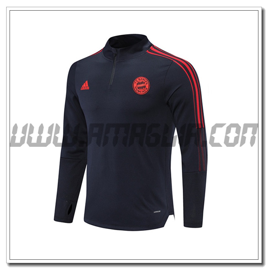 Felpa Allenamento Bayern Monaco Blu Marino 2021 2022