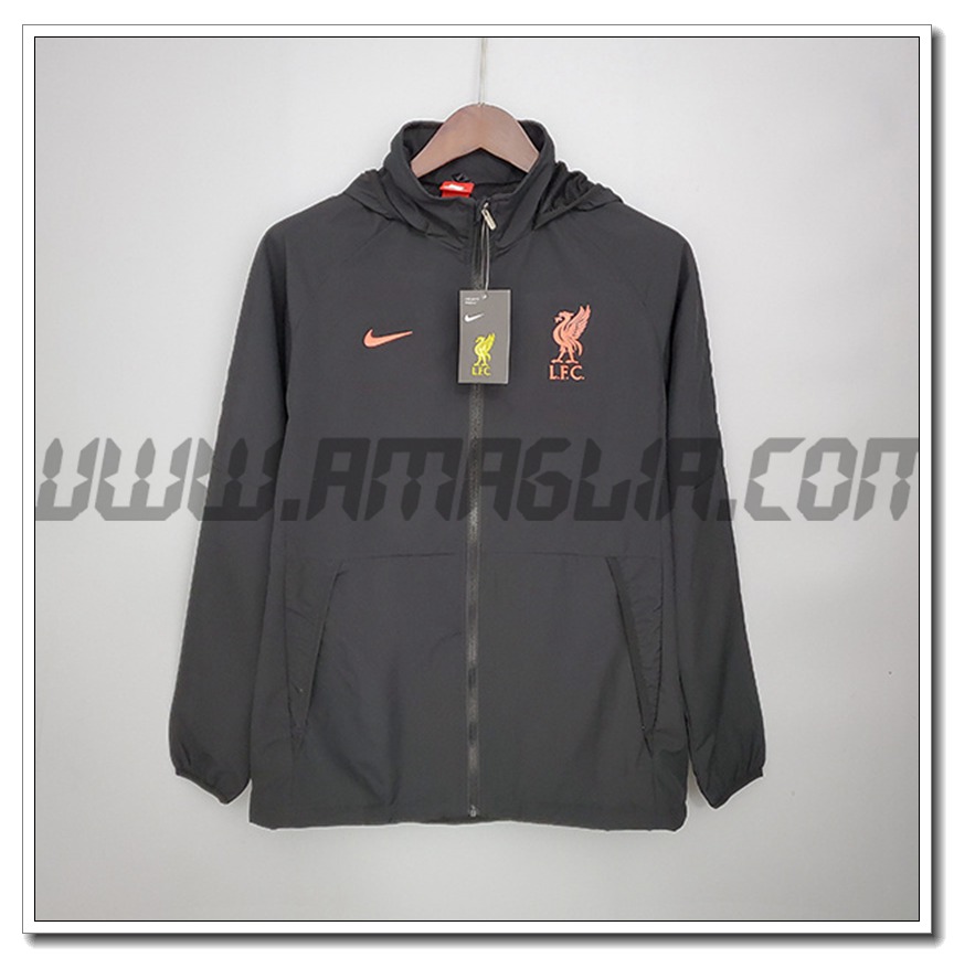Giacca a Vento FC Liverpool Nero 2021 2022