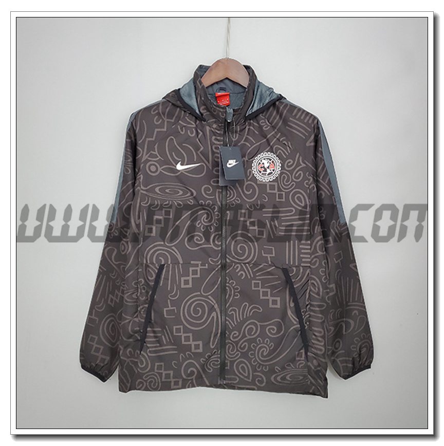 Giacca a Vento Club America Nero 2021 2022