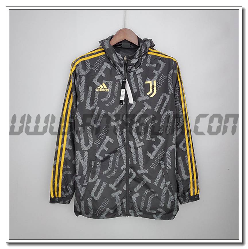 Giacca a Vento Juventus Nero/Grigio 2021 2022