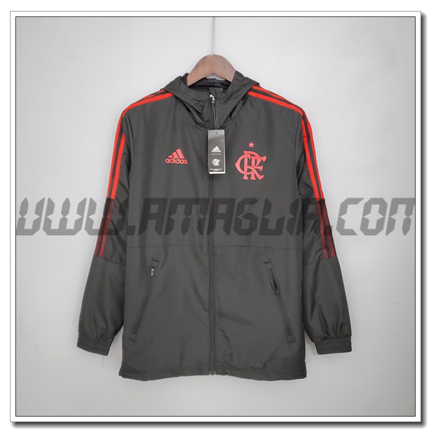 Giacca a Vento Flamengo Nero 2021 2022