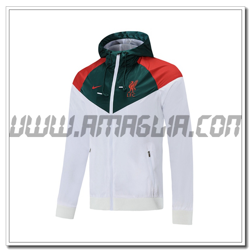 Giacca a Vento FC Liverpool Rosso/Bianco 2021 2022