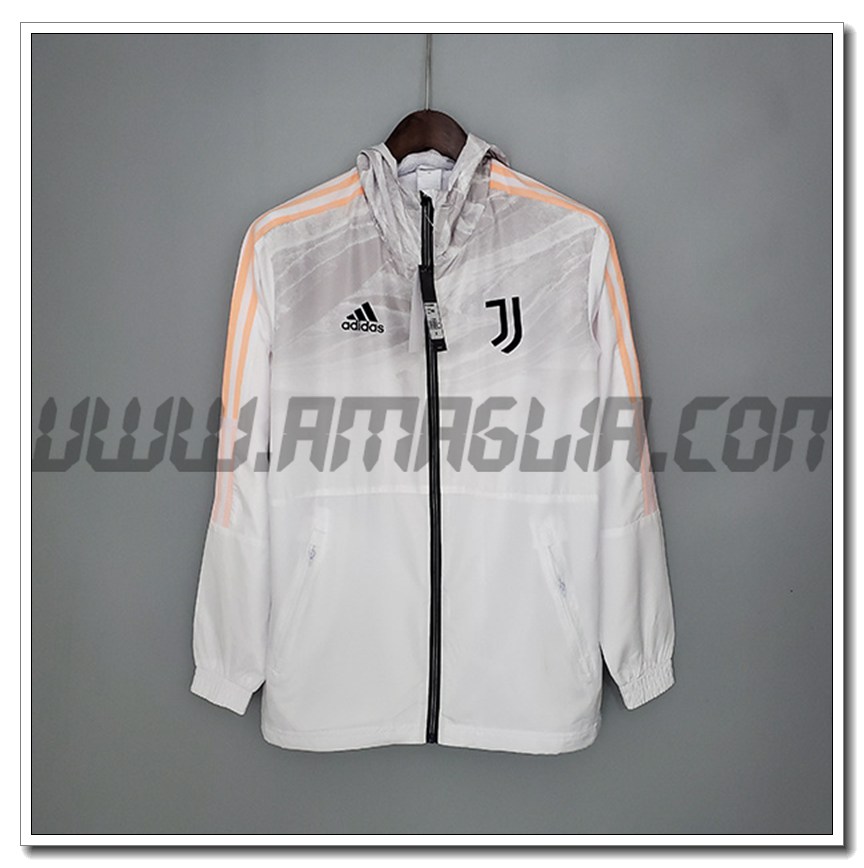 Giacca a Vento Juventus Bianco/Grigio 2021 2022