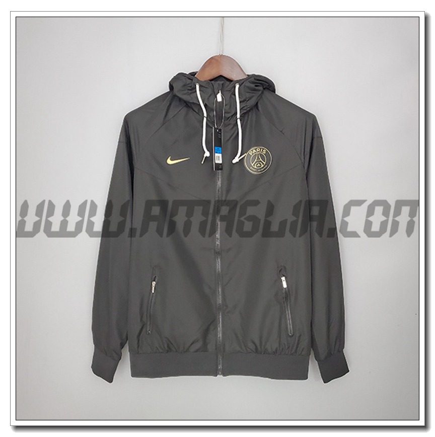 Giacca a Vento PSG Nero 2021 2022