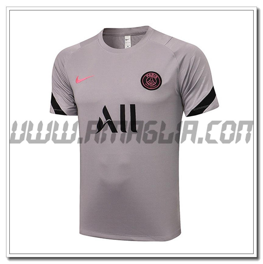 Maglia Polo Jordan PSG Grigio 2021 2022