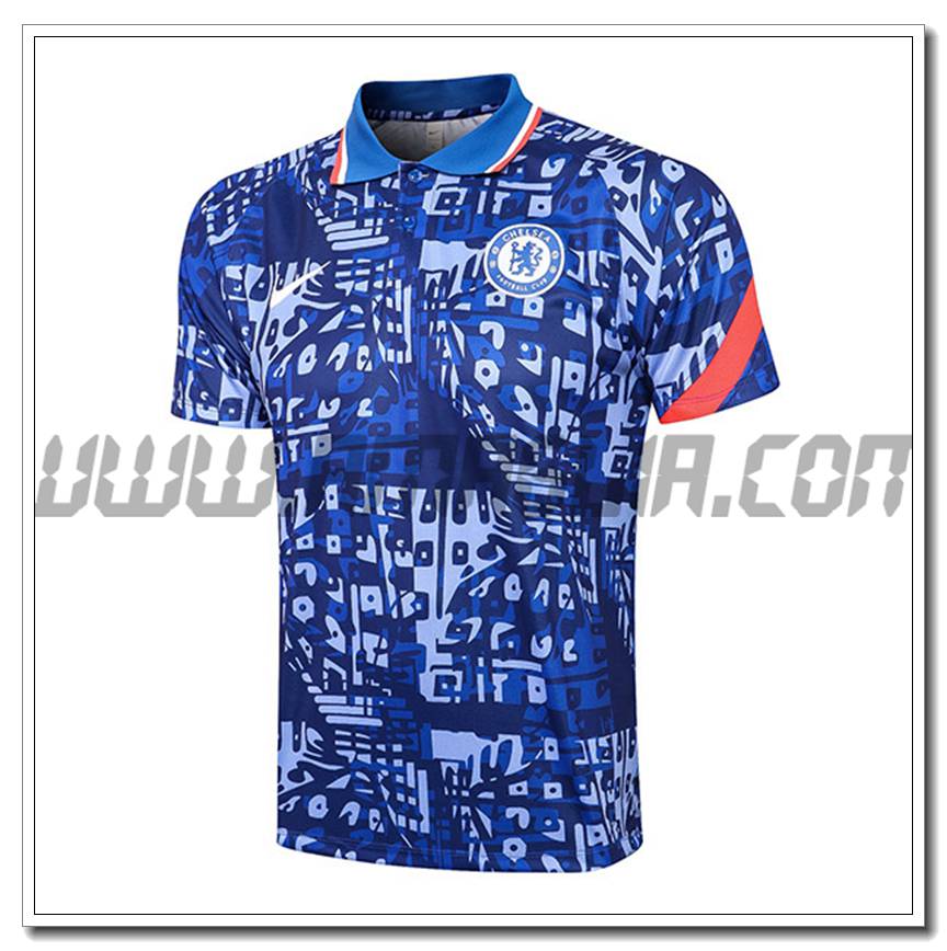Maglia Polo FC Chelsea Blu 2021 2022