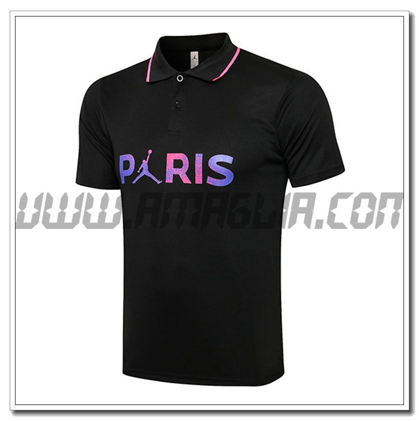 Maglia Polo Paris PSG Nero 2021 2022
