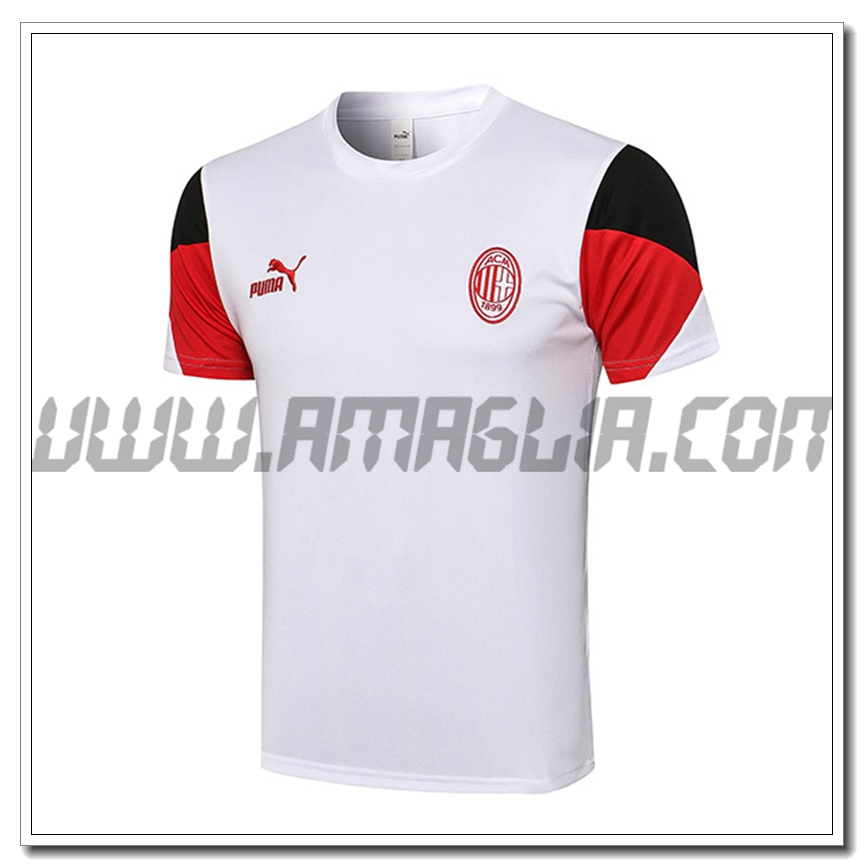 Maglia Polo AC Milan Bianco 2021 2022