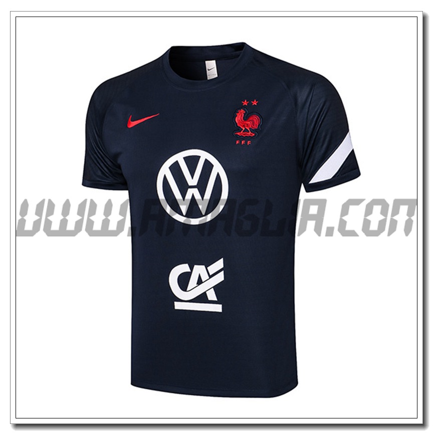 Maglia Polo Francia Nero 2021 2022
