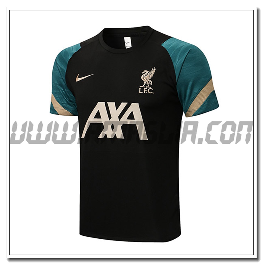 Maglia Allenamento FC Liverpool Nero 2021 2022