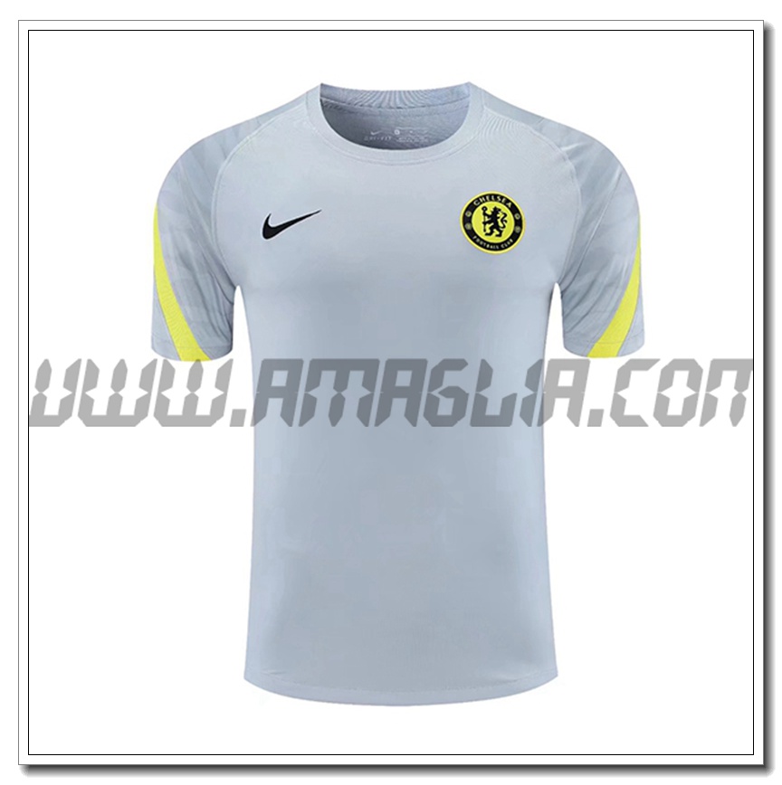 Maglia Allenamento FC Chelsea Grigio/Giallo 2021 2022