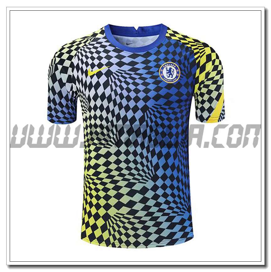 Maglia Allenamento FC Chelsea Blu/Giallo 2021 2022