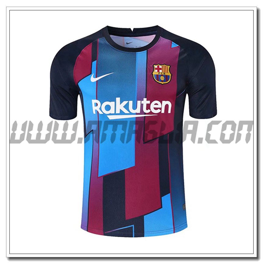 Maglia Allenamento FC Barcellona Rosso/Blu/Nero 2021 2022