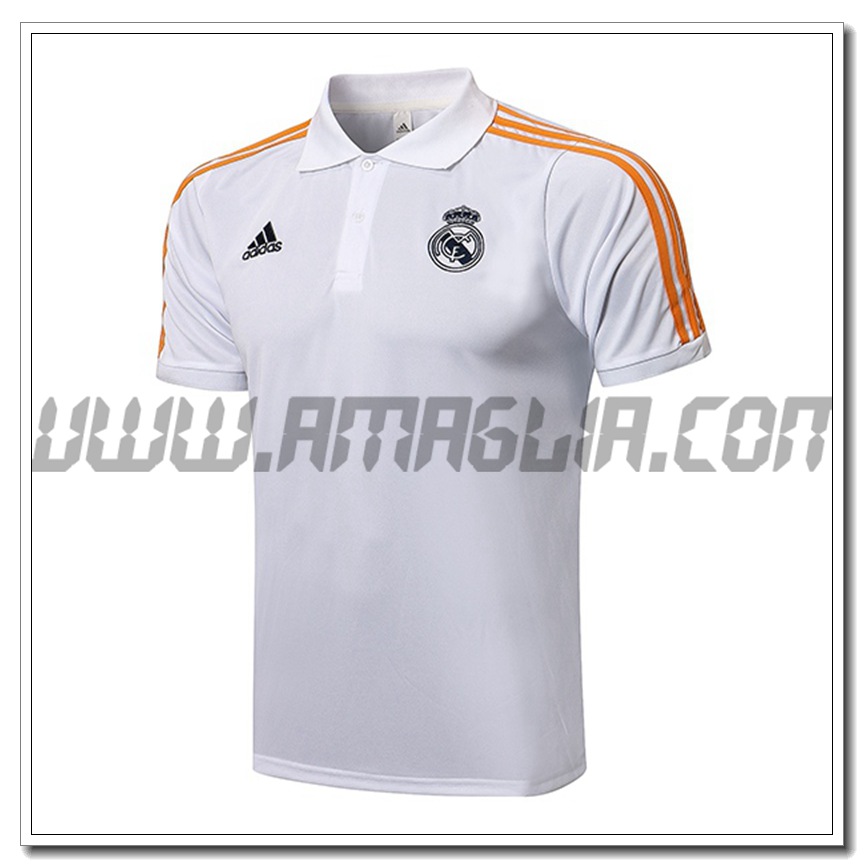 Maglia Allenamento Real Madrid Bianco 2021 2022