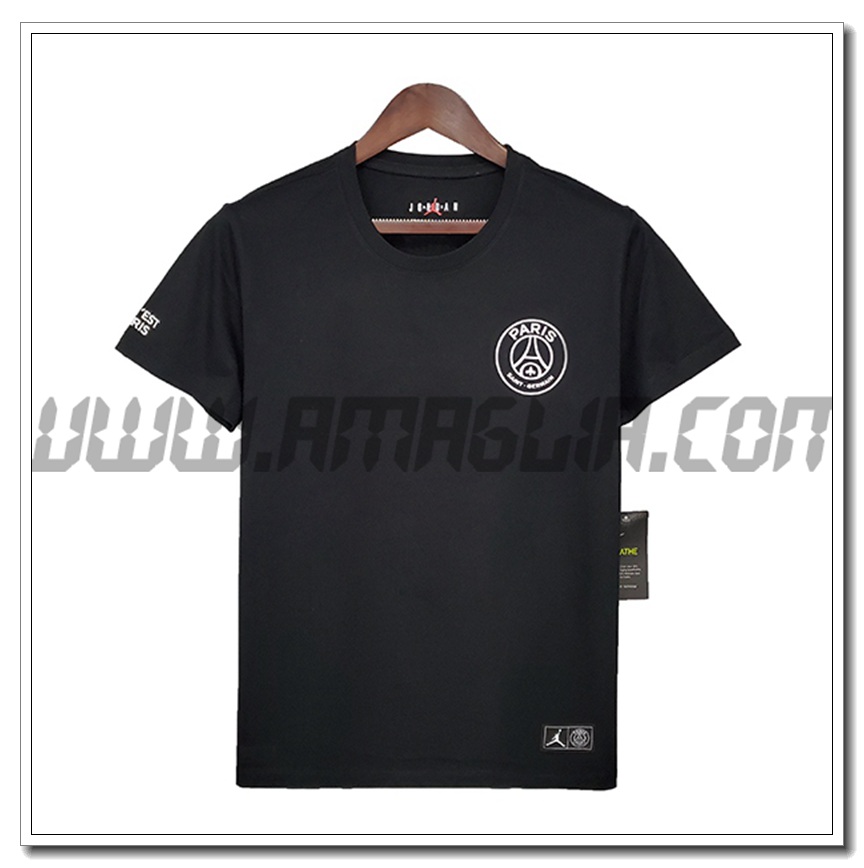 Maglia Allenamento Jordan PSG Nero 2021 2022 -1