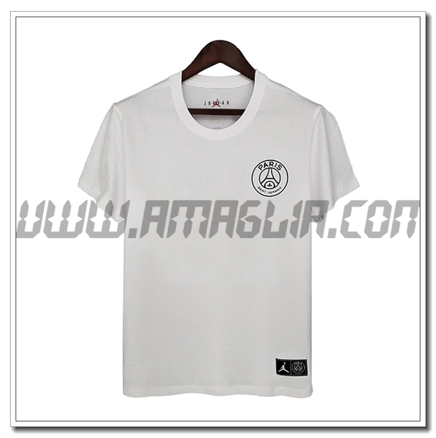 Maglia Allenamento Jordan PSG Bianco 2021 2022 -1