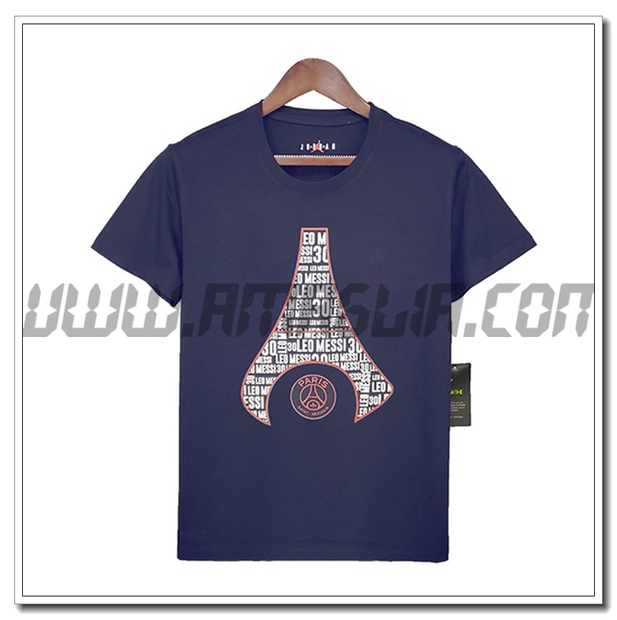 Maglia Allenamento Jordan PSG Blu Marino/Bianco 2021 2022