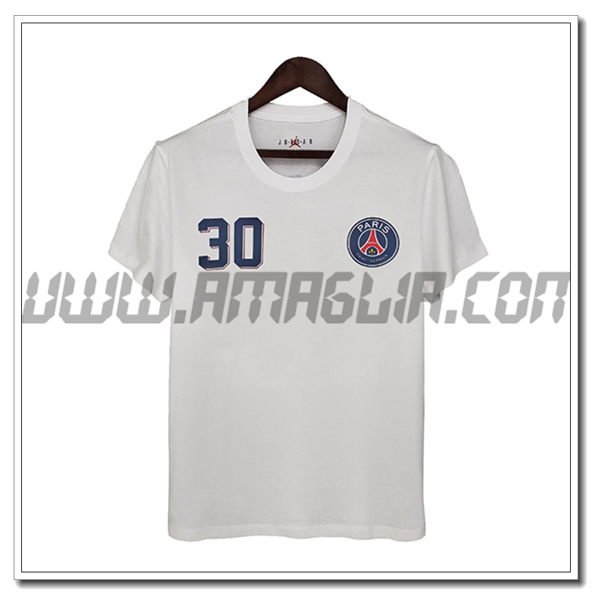 Maglia Allenamento Jordan PSG Bianco 2021 2022 -3