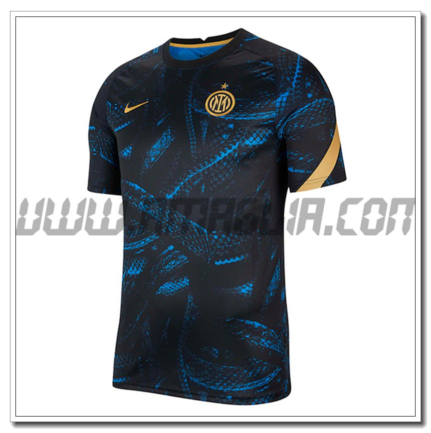Maglia Allenamento Real Madrid Nero/Blu 2021 2022