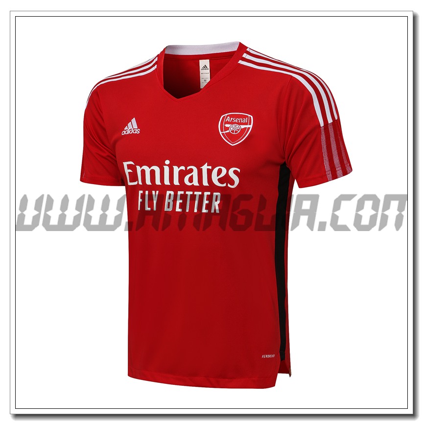 Maglia Allenamento FC Arsenal Rosso/Bianco 2021 2022