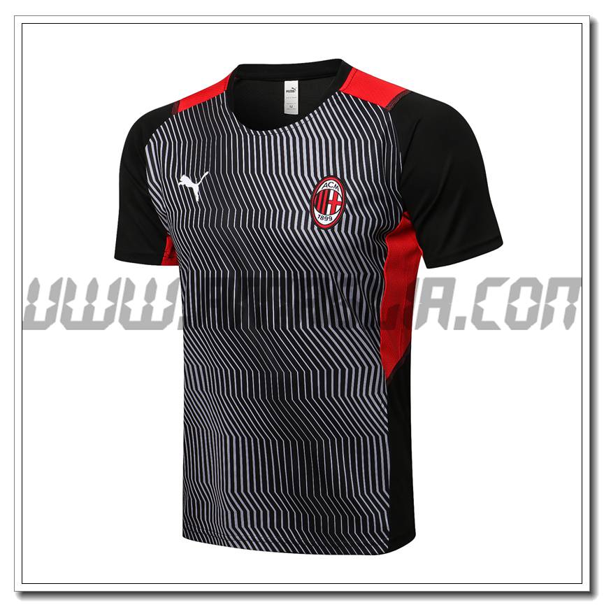 Maglia Allenamento AC Milan Rosso/Nero 2021 2022