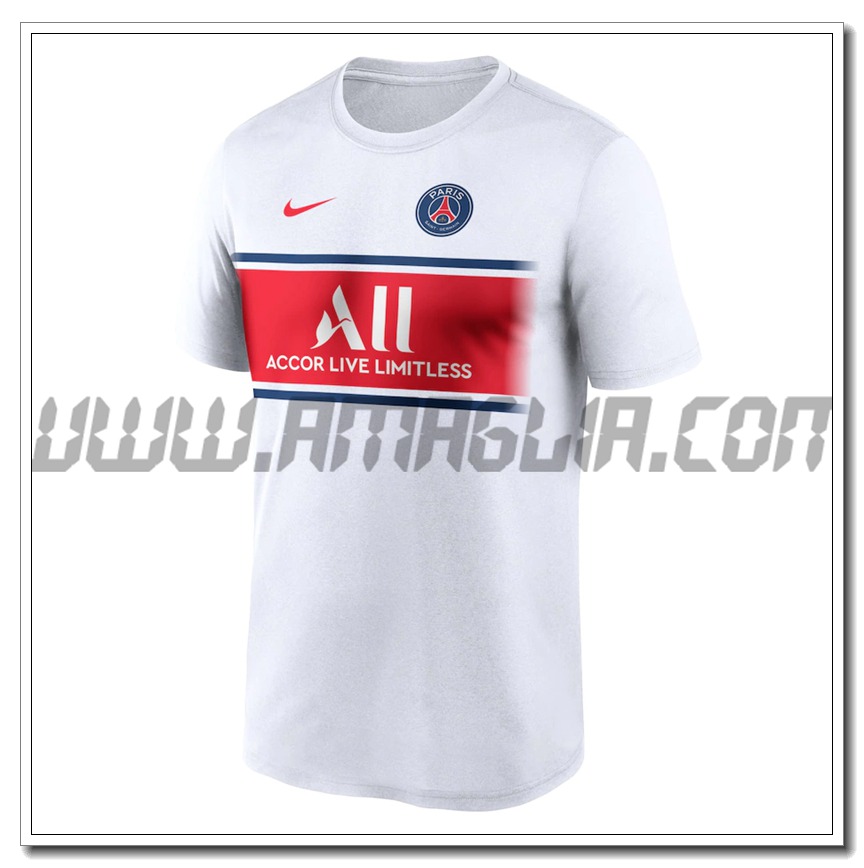 Maglia Allenamento Jordan PSG Bianco 2021 2022