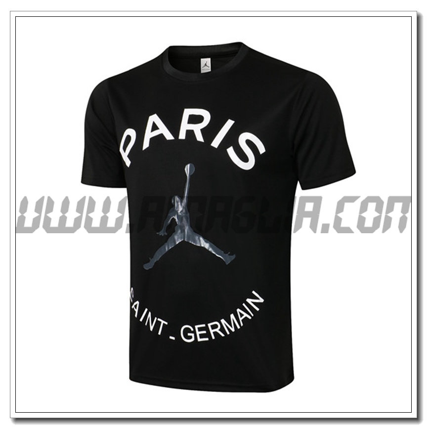 Maglia Allenamento PSG Jordan Bianco/Nero 2021 2022