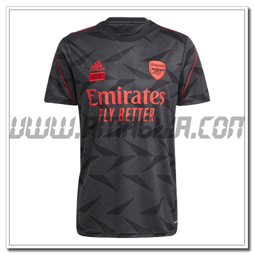 Maglia Allenamento Arsenal 424 Nero 2021 2022
