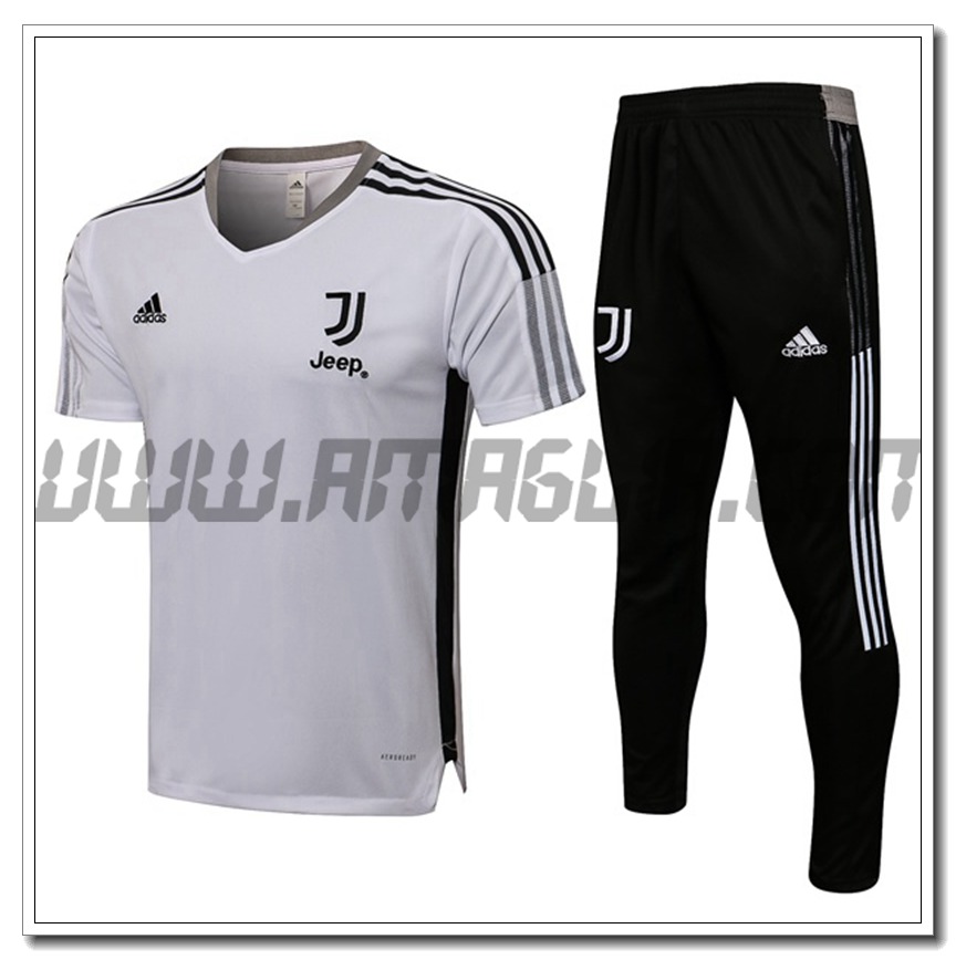 Kit Maglia Allenamento Juventus + Pantaloni Blu 2021 2022