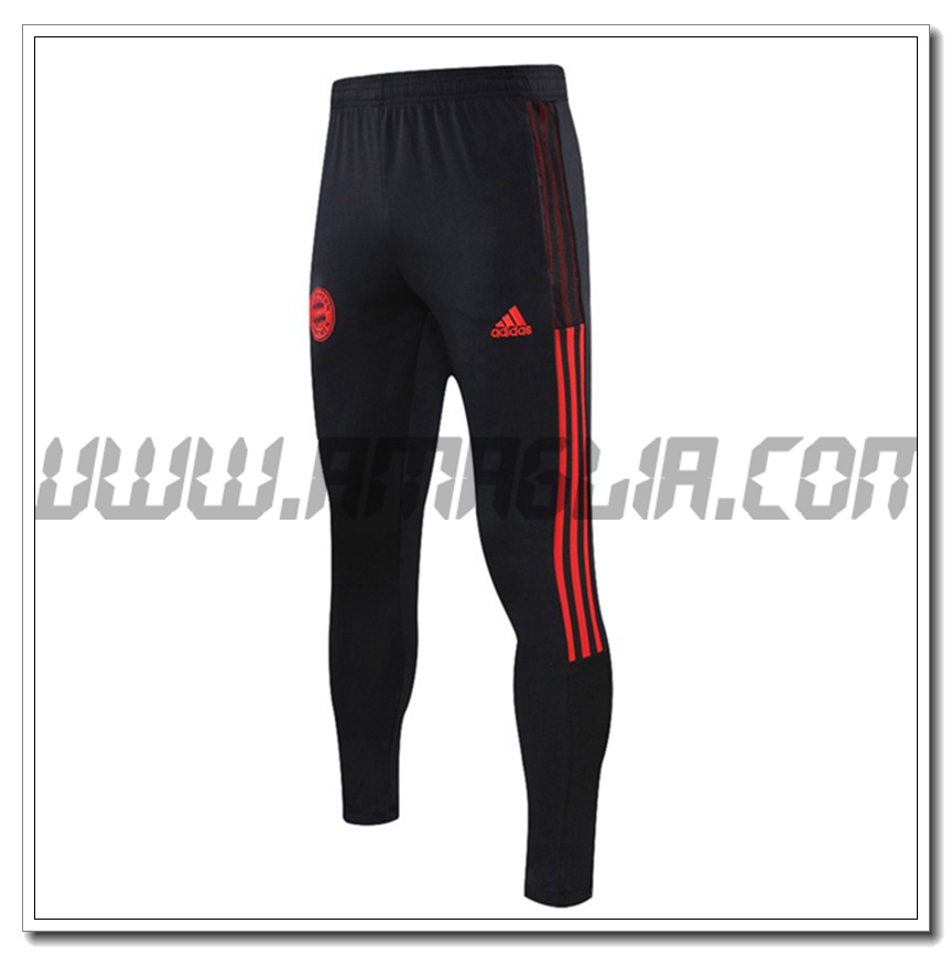 Pantaloni Allenamento Bayern Monaco Nero 2021 2022 -3
