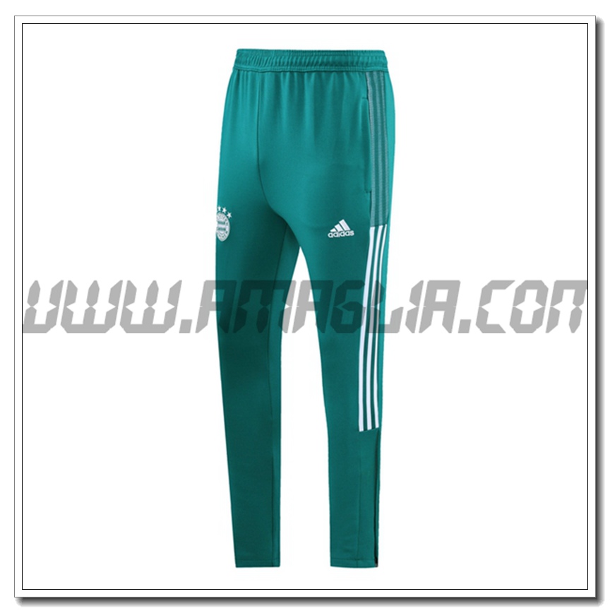 Pantaloni Allenamento Bayern Monaco Verde 2021 2022 -1