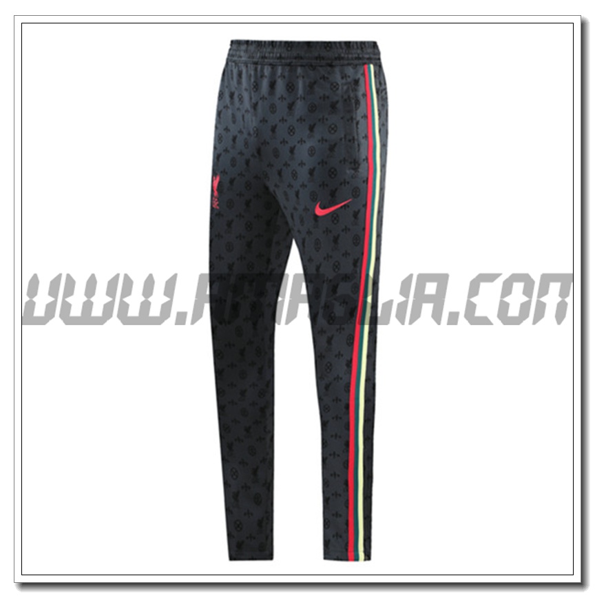 Pantaloni Allenamento FC Liverpool Grigio Buio 2021 2022