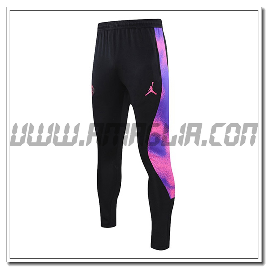 Pantaloni Allenamento Jordan PSG Nero 2021 2022 -4
