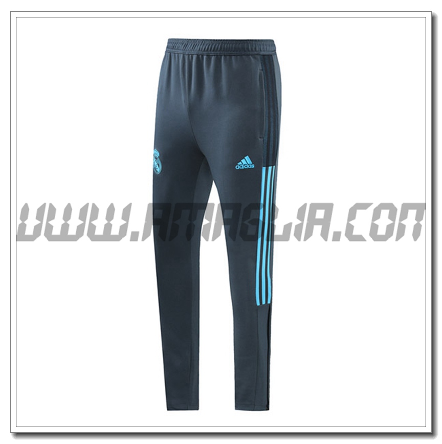 Pantaloni Allenamento Real Madrid Blu 2021 2022 -4