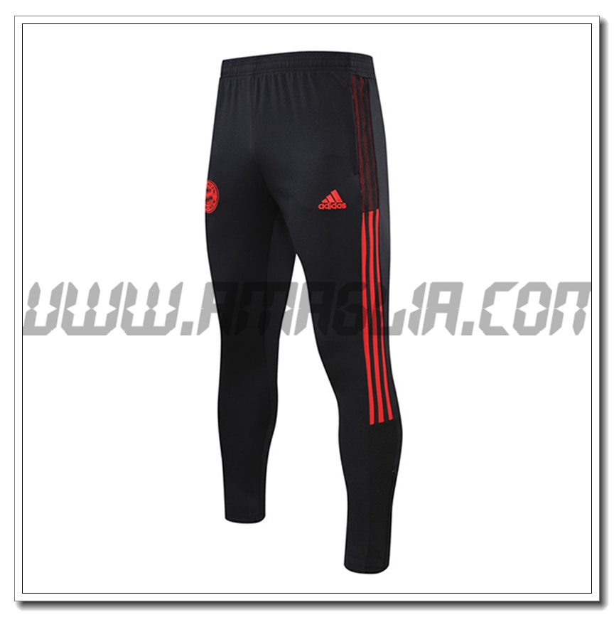 Pantaloni Allenamento Bayern Monaco Nero/Rosso 2021 2022