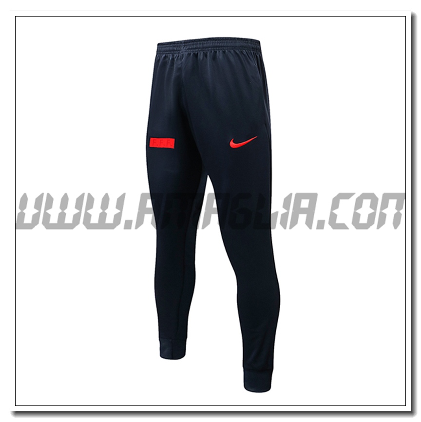 Pantaloni Allenamento Francia Rosso/Nero 2021 2022