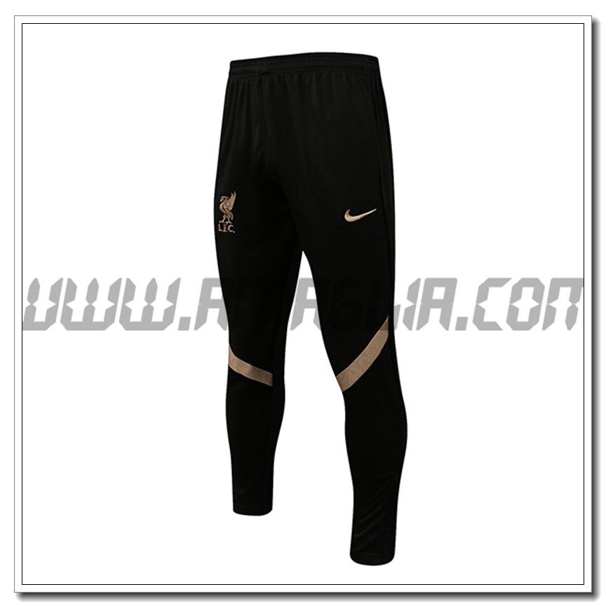 Pantaloni Allenamento FC Liverpool Nero 2021 2022
