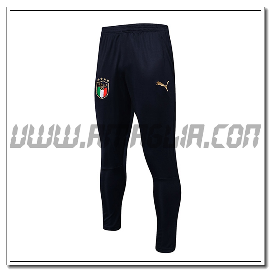 Pantaloni Allenamento Italia Nero 2021 2022