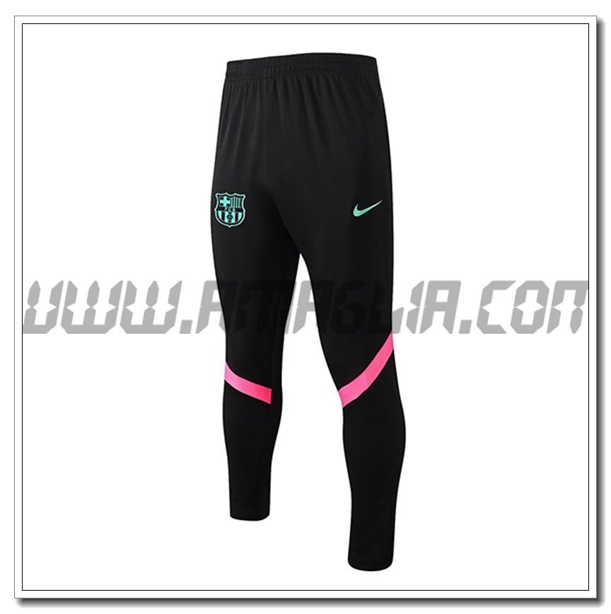 Pantaloni Allenamento FC Barcellona Nero/Rosa 2021 2022
