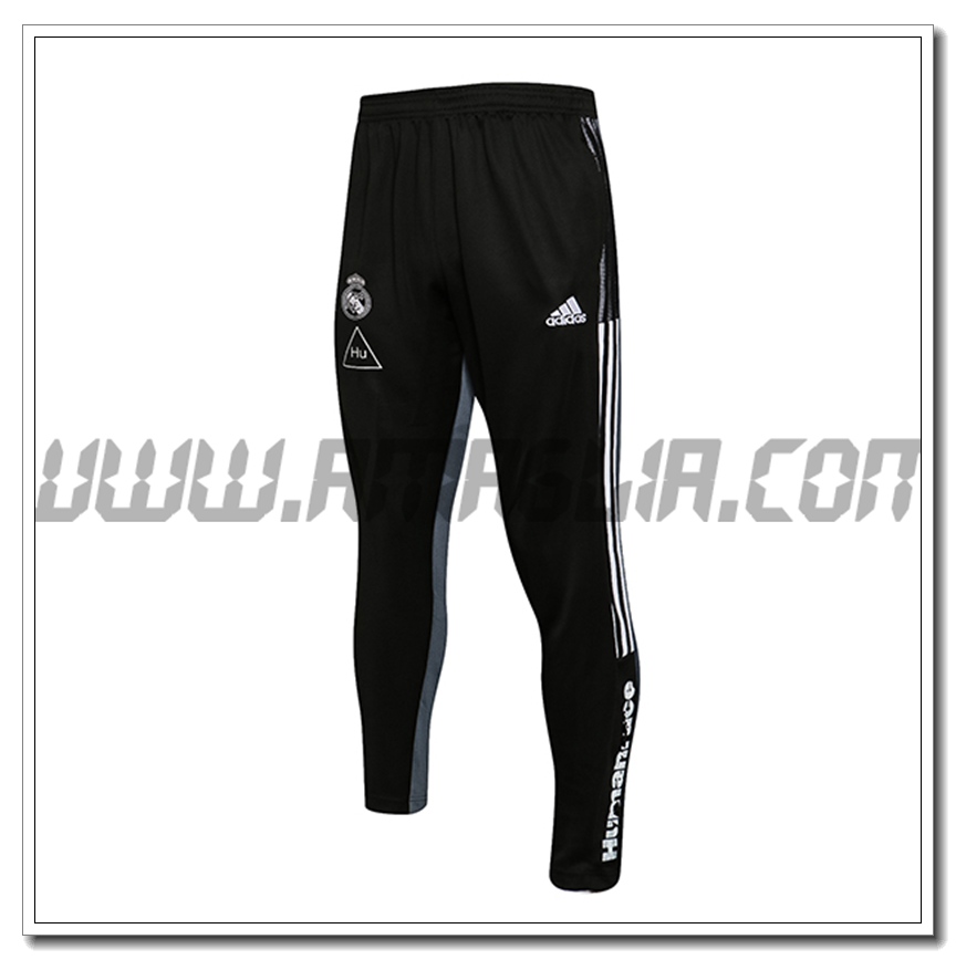 Pantaloni Allenamento Real Madrid Nero/Bianco 2021 2022