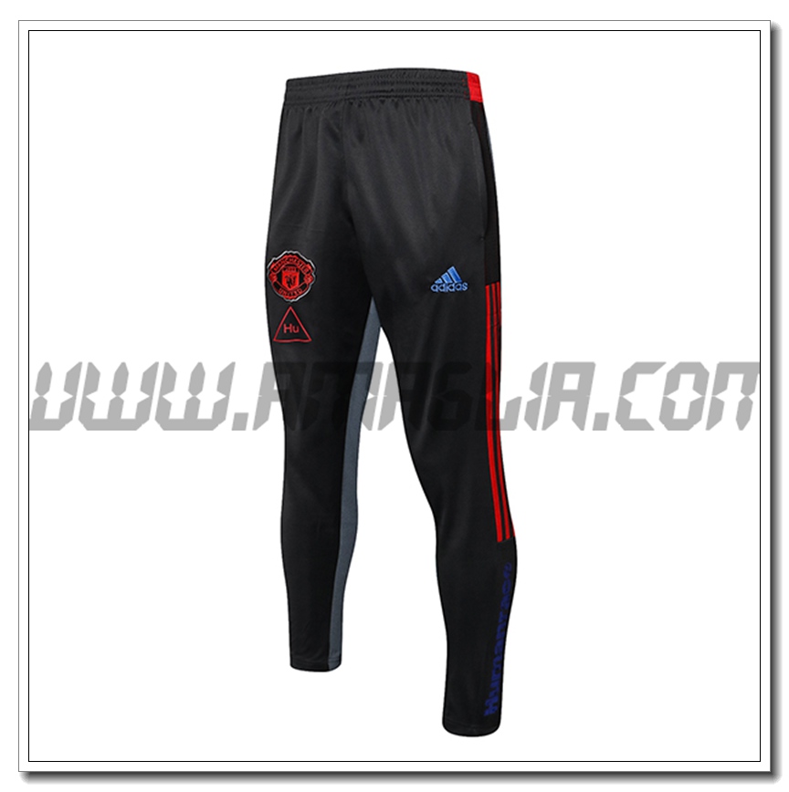 Pantaloni Allenamento Manchester United Grigio Buio 2021 2022