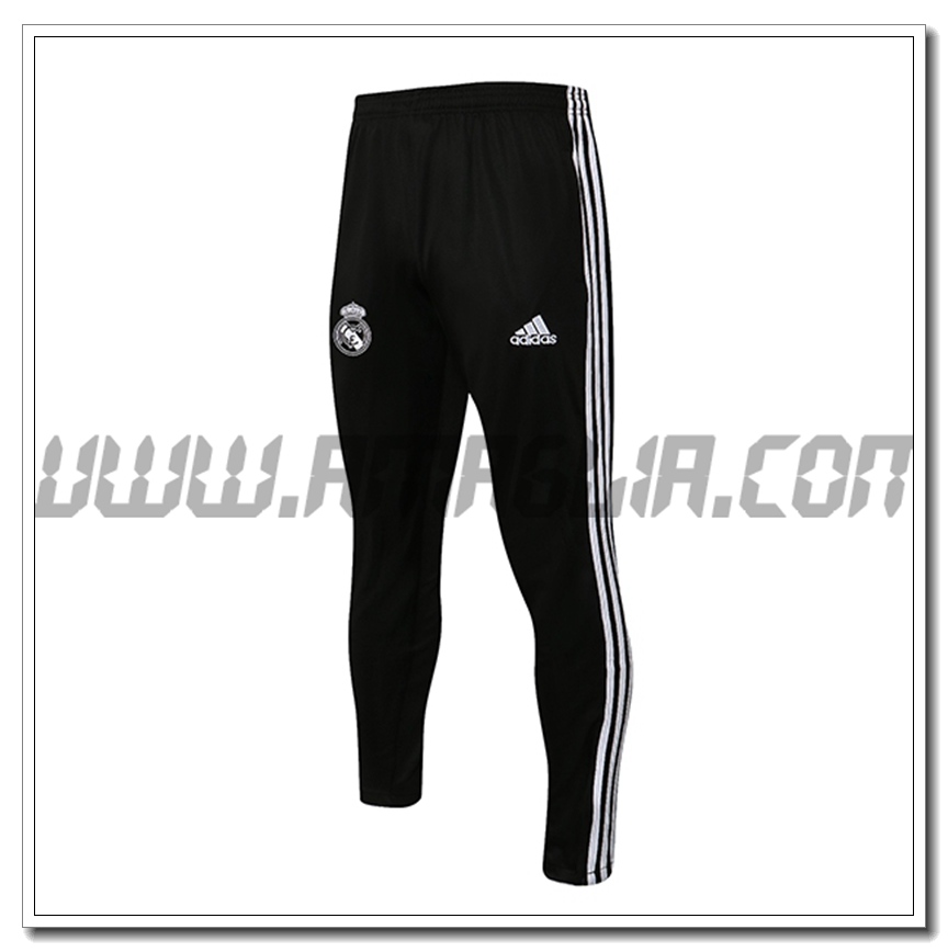 Pantaloni Allenamento Real Madrid Bianco/Nero 2021 2022
