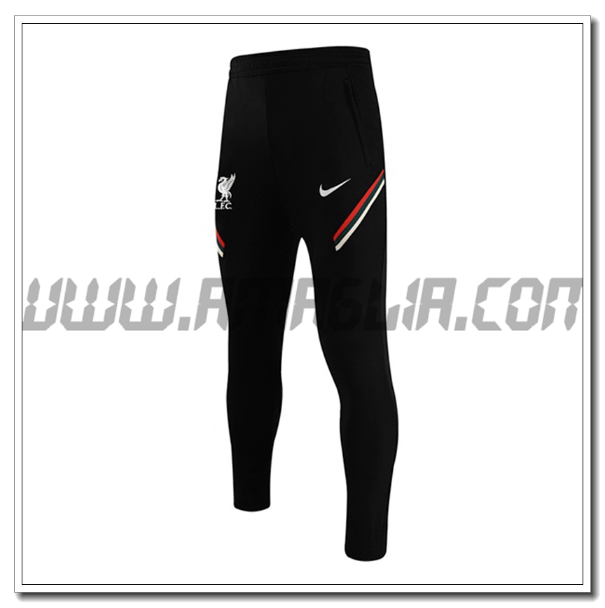 Pantaloni Allenamento FC Liverpool Nero/Rosso/Bianco 2021 2022